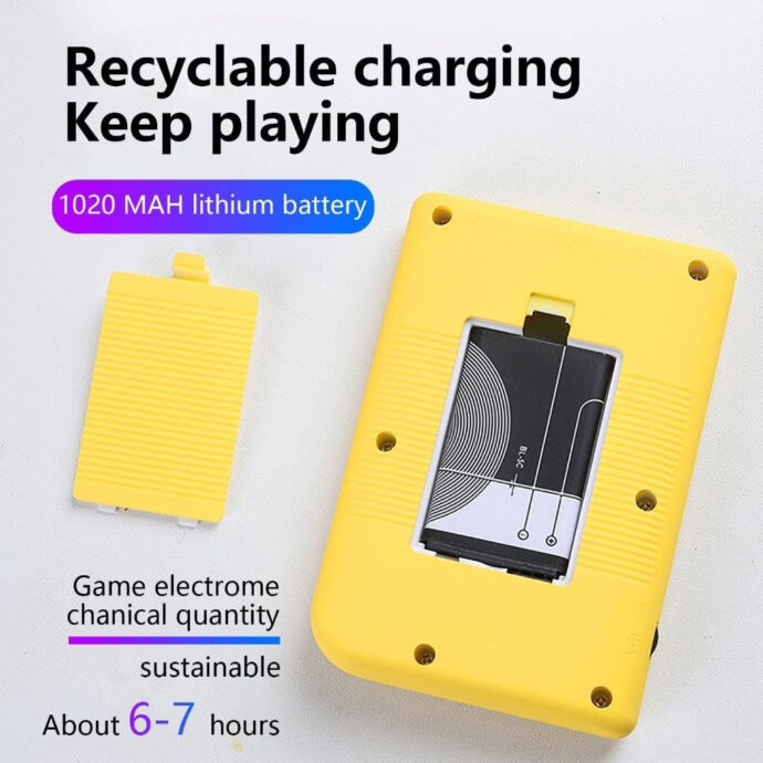 ⁦Console de Jeu Portable Rétro 500 Jeux – Compacte,⁩ - الصورة ⁦4⁩