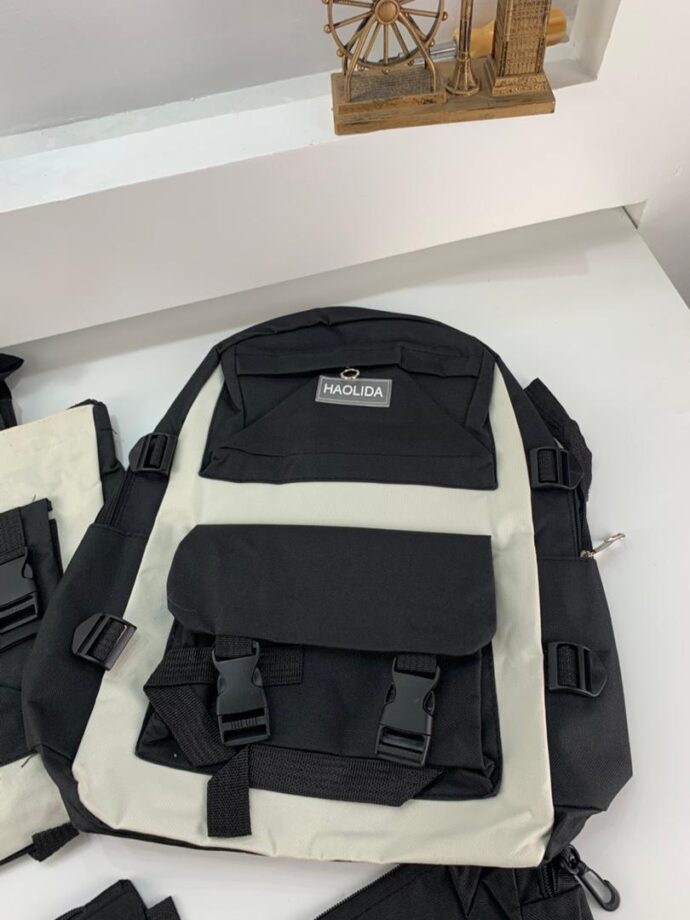 ⁦Ensemble de Sacs d’École 4 Pièces Kawaii HAOLIDA V2 – Noir⁩ - الصورة ⁦3⁩