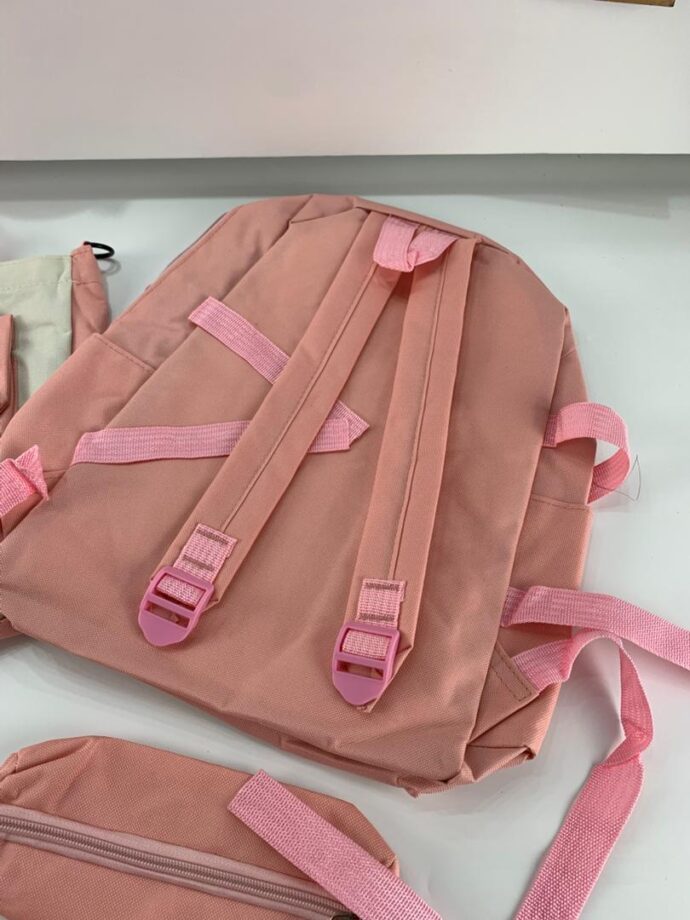 ⁦Ensemble de Sacs d’École 4 Pièces Kawaii HAOLIDA V2 – Rose⁩ - الصورة ⁦5⁩