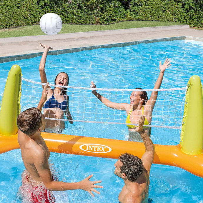 ⁦Filet de Volley Gonflable pour Piscine avec Ballon Inclus⁩ - الصورة ⁦3⁩