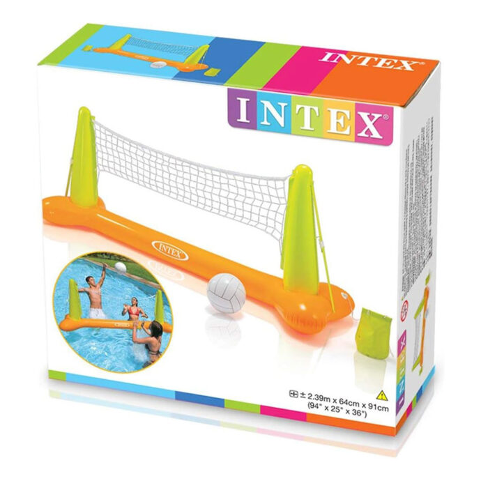 ⁦Filet de Volley Gonflable pour Piscine avec Ballon Inclus⁩ - الصورة ⁦5⁩