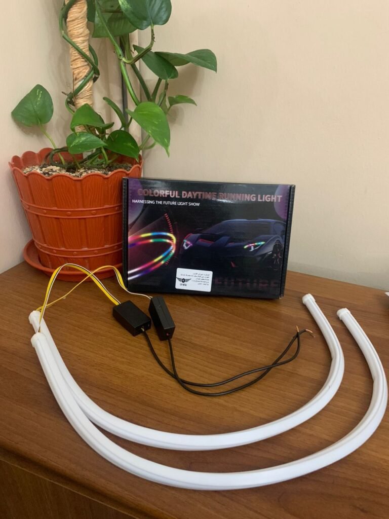 Bande LED RGB pour Phares de Voiture – Pack de 2 Lumières Multicolores