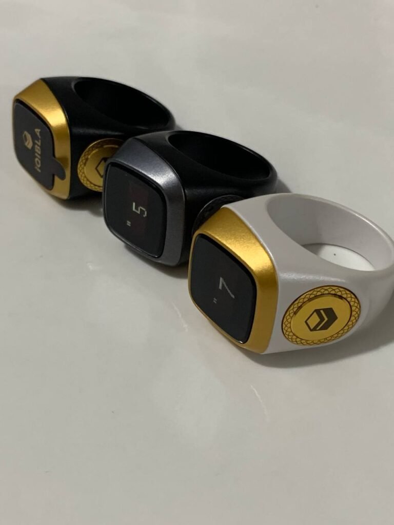 Bague Tasbeeh Intelligente Zikr 1 Bluetooth – Écran OLED