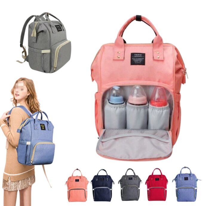 Sac à Langer Multifonctionnel – Élégant, Étanche et Pratique pour Bébé