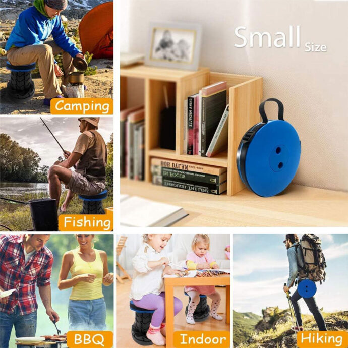 ⁦Tabouret Télescopique Léger et Résistant – Idéal pour Camping et Voyages⁩ - الصورة ⁦4⁩