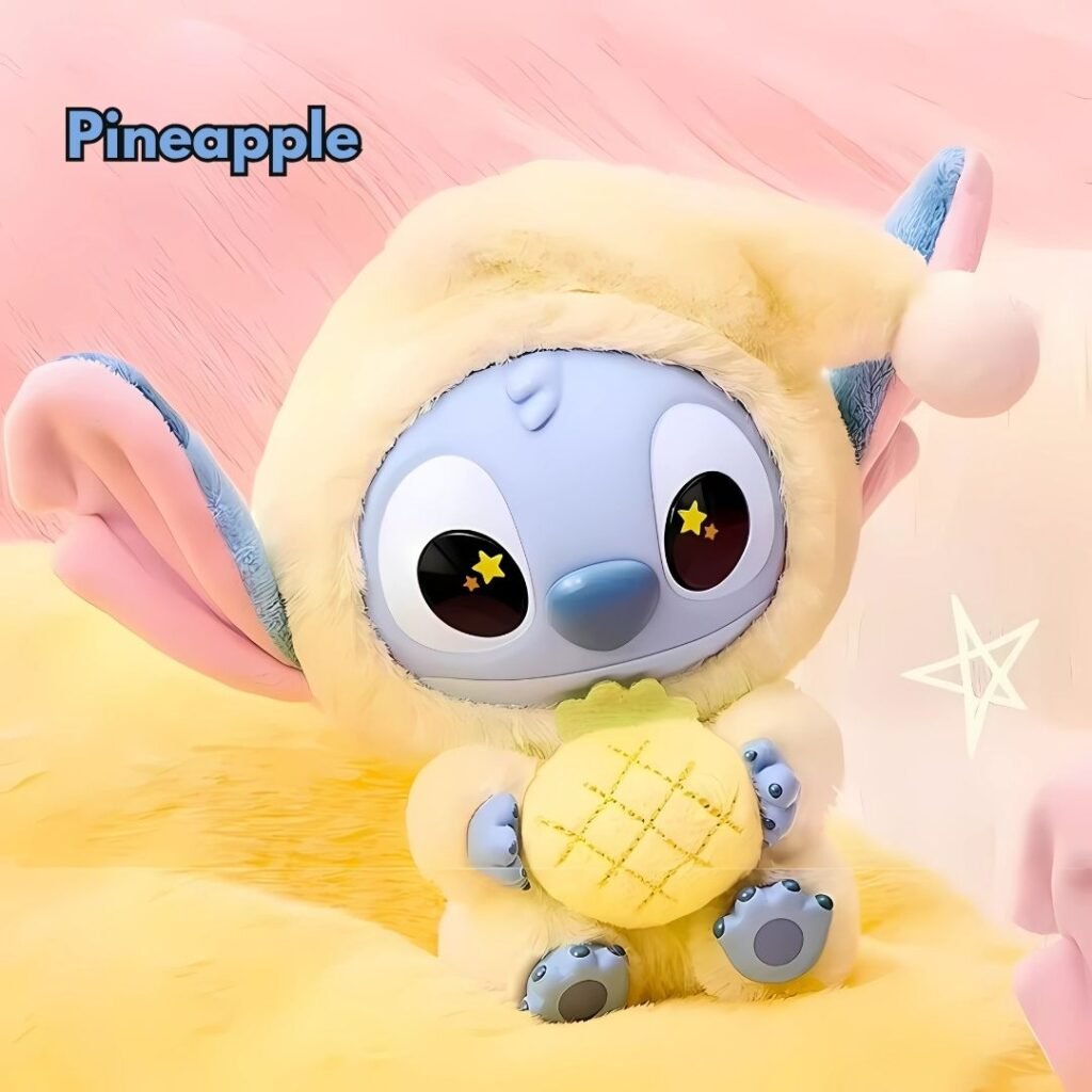 Médaille Surprise de Stitch Labubu – Blind Box Porte-Clé