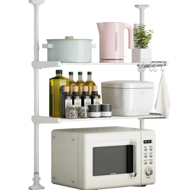 Étagère de Rangement Multifonctionnelle à Hauteur Réglable