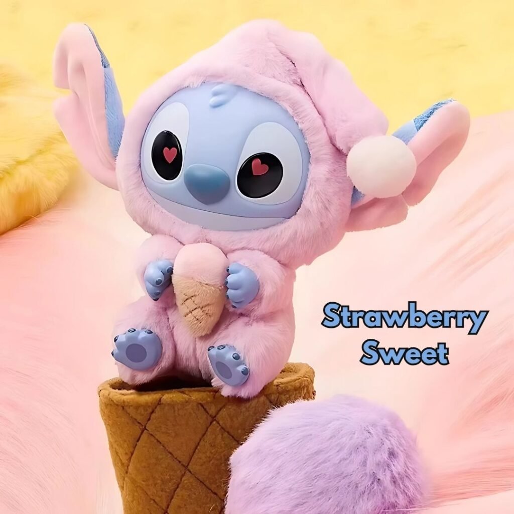 Médaille Surprise de Stitch Labubu – Blind Box Porte-Clé