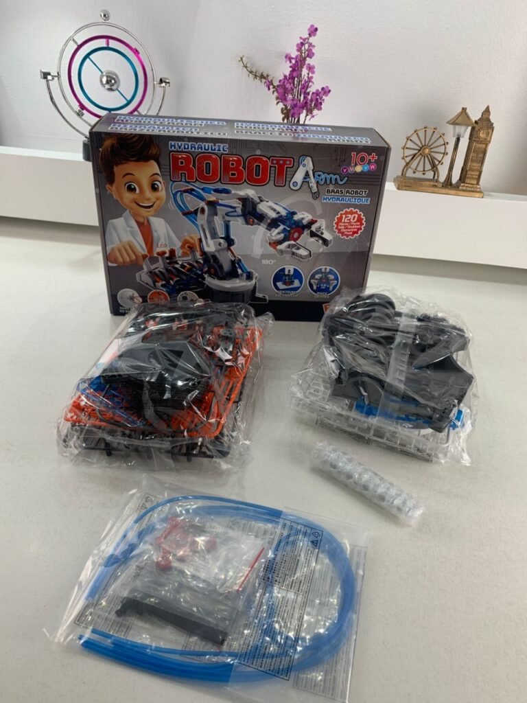 Robot Hydraulique pour Enfants – Kit de Construction et d’Apprentissage