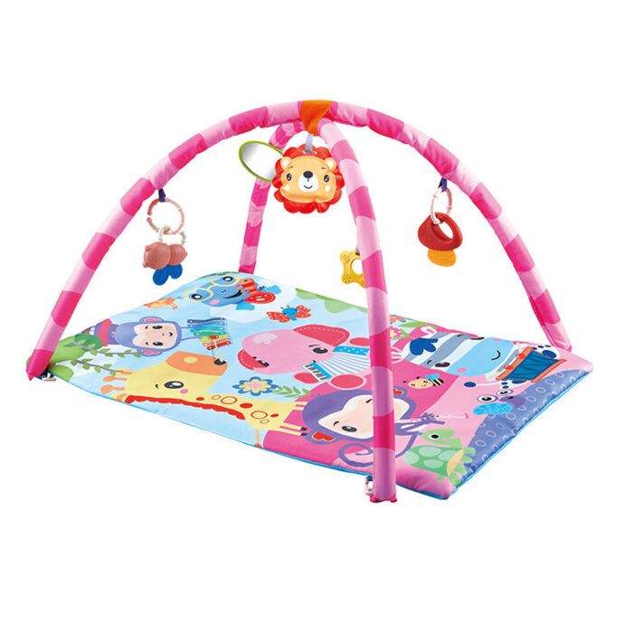 ⁦Tapis d’éveil et arche d’activités pour bébé  avec Miroir⁩ - الصورة ⁦2⁩