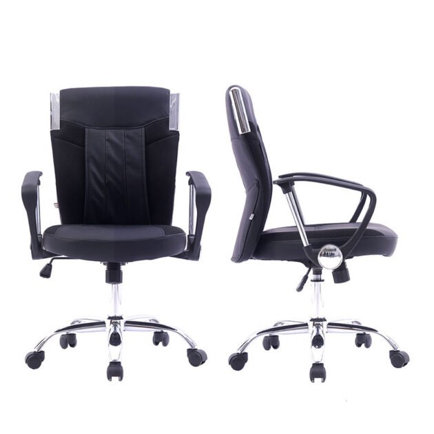 Chaise de bureau NF-3090 – Élégance et confort réunis NOIR