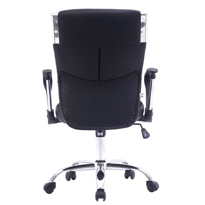 ⁦Chaise de bureau NF-3090 – Élégance et confort réunis NOIR⁩ - الصورة ⁦3⁩