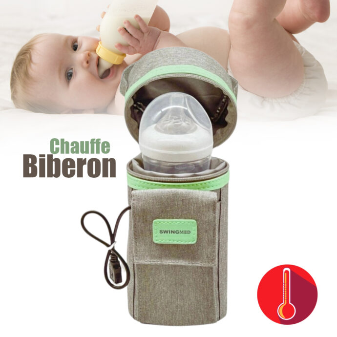 ⁦Sopteur de lait portable – Chauffe-biberon USB 2-in-1⁩ - الصورة ⁦2⁩
