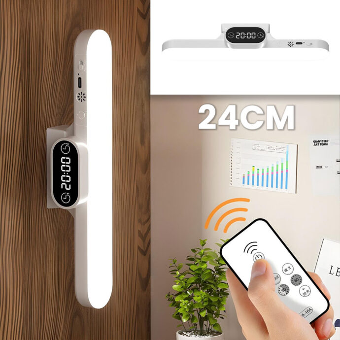 ⁦LED Magnétique Multifunção – Lampe LED sans fil 24 cm⁩ - الصورة ⁦3⁩