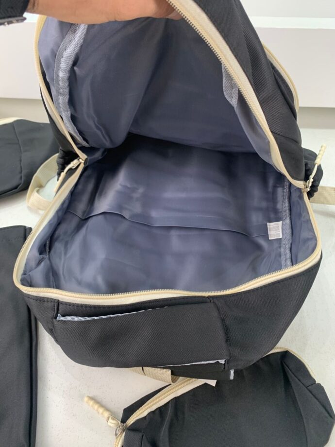 ⁦NowaKawaii 4-en-1– Ensemble de sacs kawaii : élégant et fonctionnel noir⁩ - الصورة ⁦7⁩