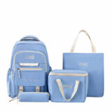NowaKawaii 4-en-1– Ensemble de sacs kawaii : élégant et fonctionnel blue
