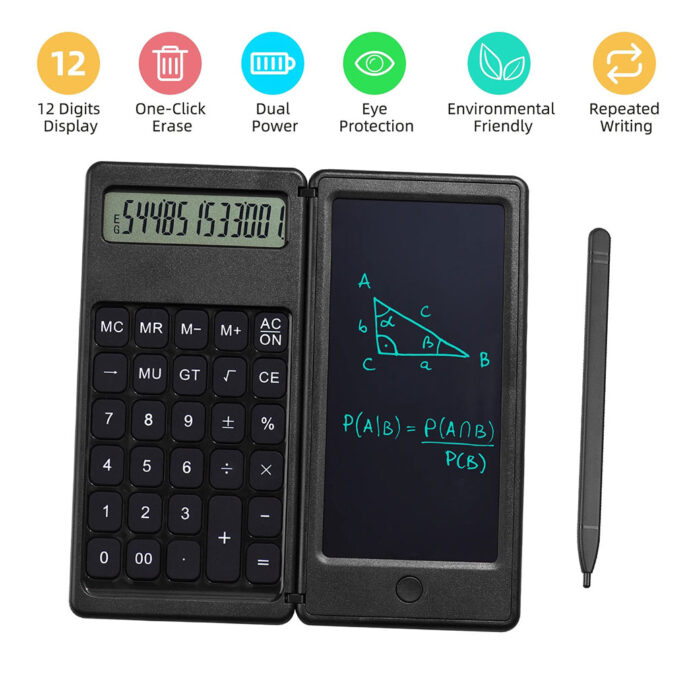 ⁦Calculatrice Numérique et Cahier Électronique 2-en-1 – Pratique⁩ - الصورة ⁦5⁩