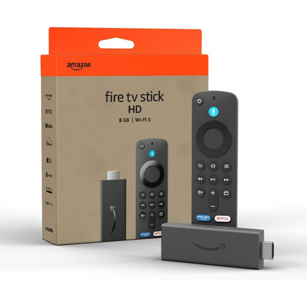Amazon Fire TV Stick HD Wi-Fi 5 – Transformez votre téléviseur en une interface intelligente