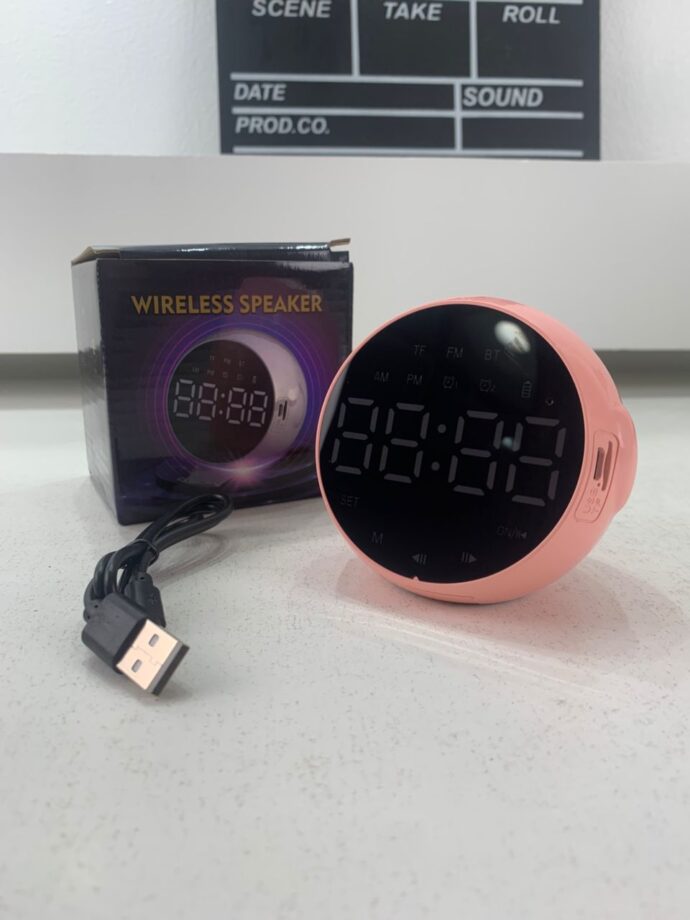 ⁦Haut-Parleur Bluetooth et Réveil de Bureau LED Numérique – Enceinte Bluetooth⁩ - الصورة ⁦6⁩