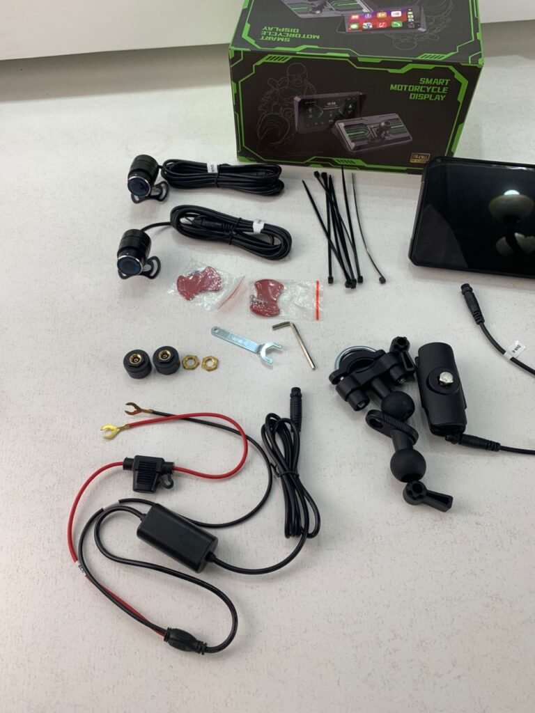 METEESER – Écran Intelligente 7" CarPlay & Android Auto sans fil pour moto