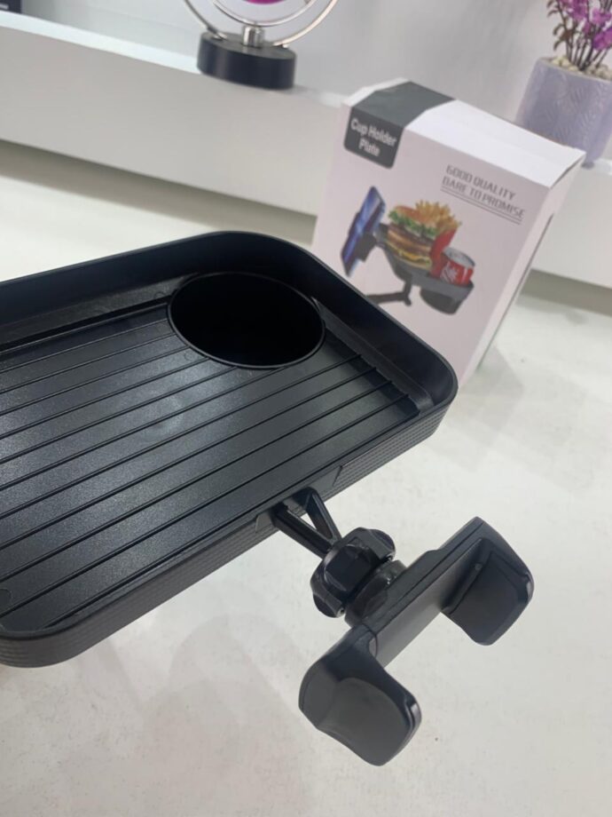 ⁦Tablette pivotante pour porte-gobelets de voiture⁩ - الصورة ⁦4⁩