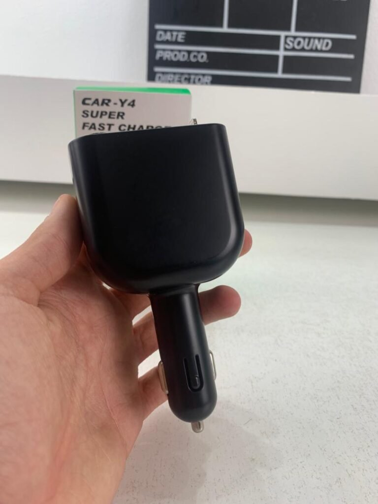 Transmission FM Bluetooth 5.3 3-en-1 – Charge et Audio Sans Fils