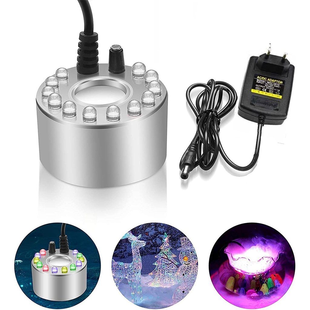 Nebuliseur LED 12 LED – Brouillard d’eau 100% vapeur pour bassins - الصورة 6