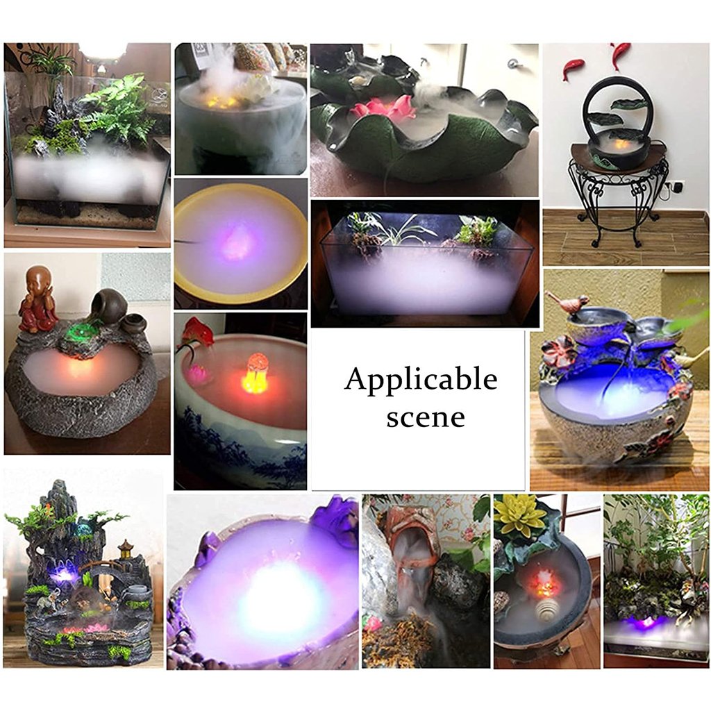 Nebuliseur LED 12 LED – Brouillard d’eau 100% vapeur pour bassins - الصورة 5