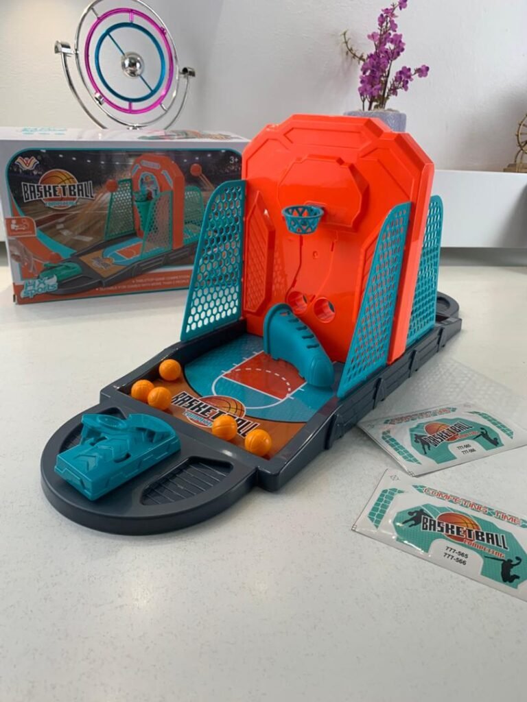 Jeu éducatif familial – Lancer de ballon de basket interactif pour enfants et adultes