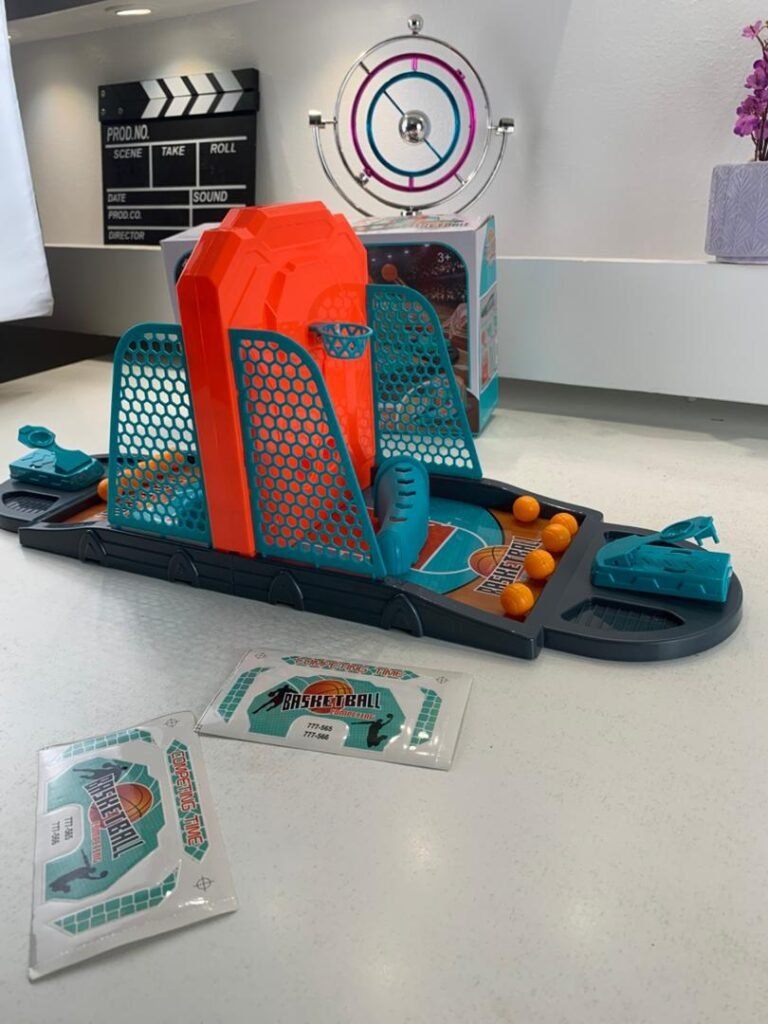 Jeu éducatif familial – Lancer de ballon de basket interactif pour enfants et adultes