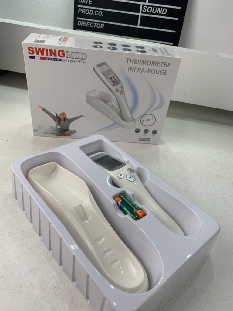 SwingMed Thermomètre infrarouge frontal 3 en 1