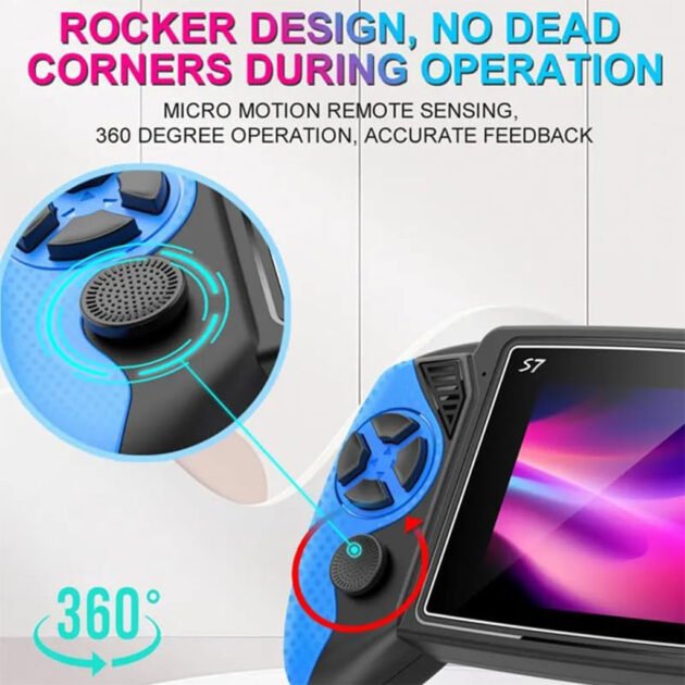 Console Portable 400 Jeux Classiques Rechargeable pour Enfants