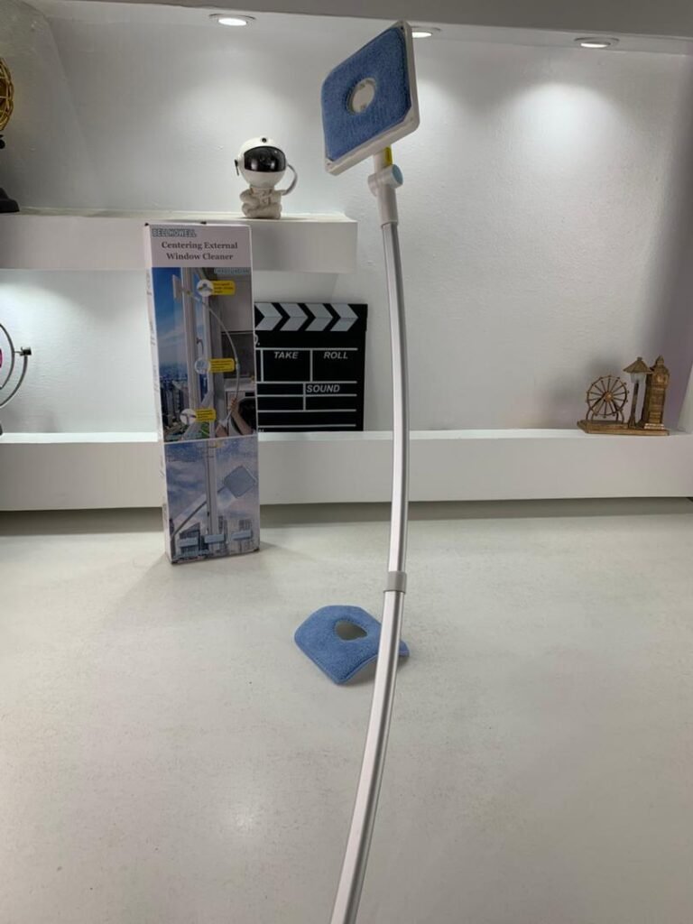 Brosse de Nettoyage Fenêtres Manche Pivotant 360° (Long Manche)