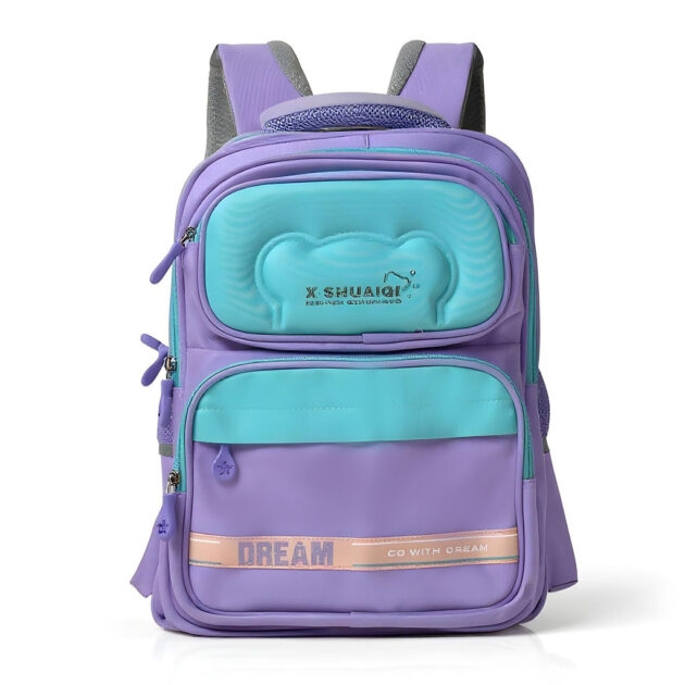Sac à Dos Scolaire Orthopédique pour Enfants X-SHUAIQI mauve