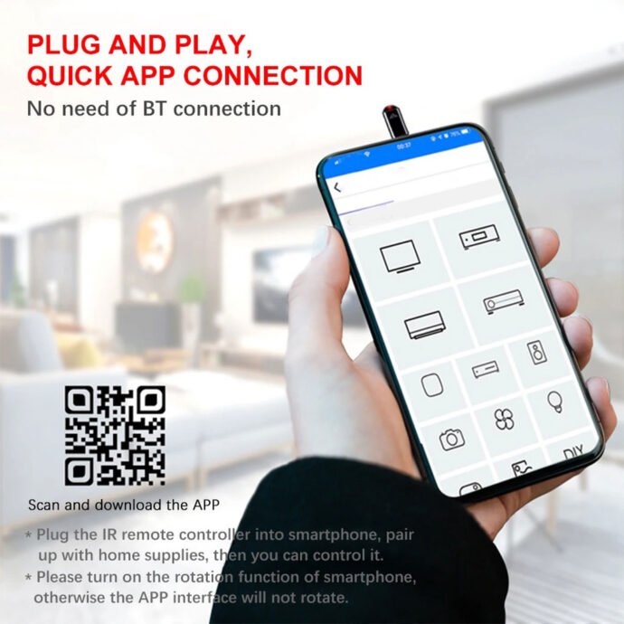 ⁦Contrôleur universel intelligent compact – Type-C  pour Smartphone⁩ - الصورة ⁦4⁩