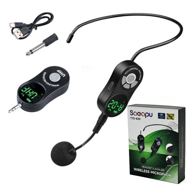 Microphone wireless polyvalent TTD-820  Rechargeable