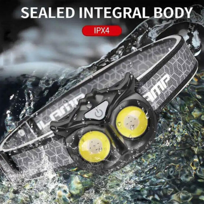 ⁦Power Flashlight COB WT-209 – Lampe torche frontale⁩ - الصورة ⁦2⁩