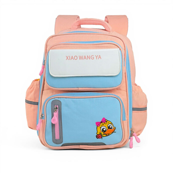 ⁦Sac à Dos Scolaire Xiao Wang Ya – mauve Dual-Color pour Enfants⁩ - الصورة ⁦2⁩
