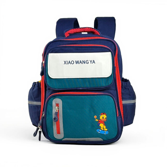 ⁦Sac à Dos Scolaire Xiao Wang Ya – mauve Dual-Color pour Enfants⁩ - الصورة ⁦3⁩