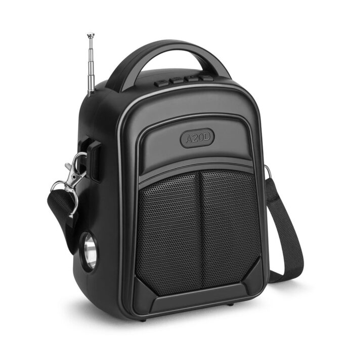⁦Haut-Parleur Bluetooth portable avec énergie solaire et radio FM⁩ - الصورة ⁦3⁩