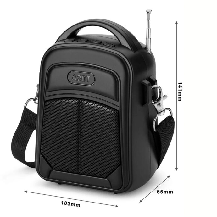 ⁦Haut-Parleur Bluetooth portable avec énergie solaire et radio FM⁩ - الصورة ⁦6⁩