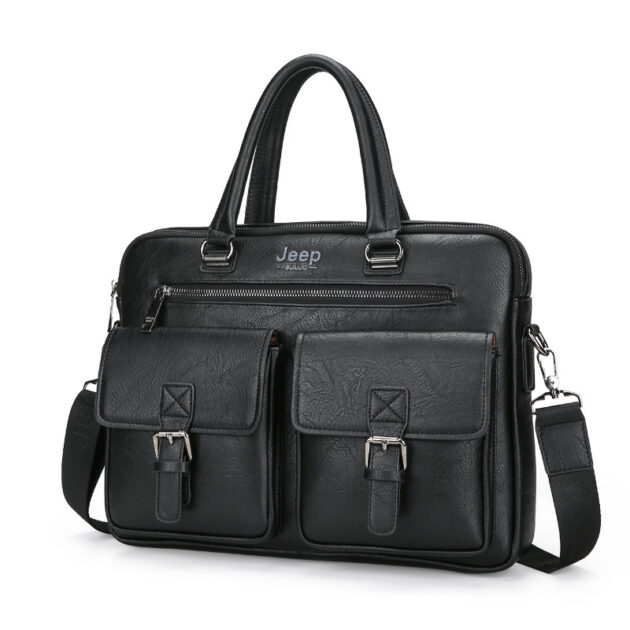 Sac a main d’affaires en cuir synthétique luxe – Élégante et fonctionnelle