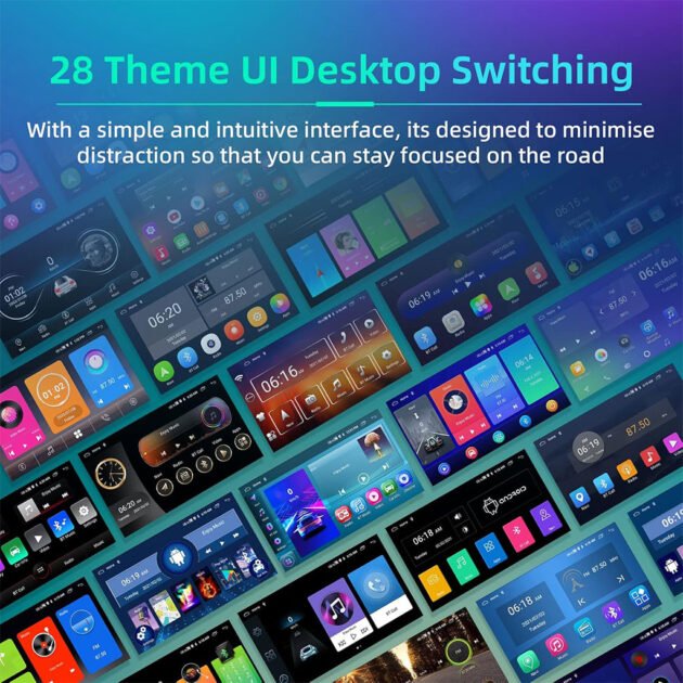 Autoradio Android 10,1 – CarPlay Apple et Android Auto Sans Fil