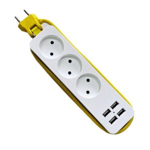 Multiprise intelligente et compacte 4 ports USB Cordon 1,8 m