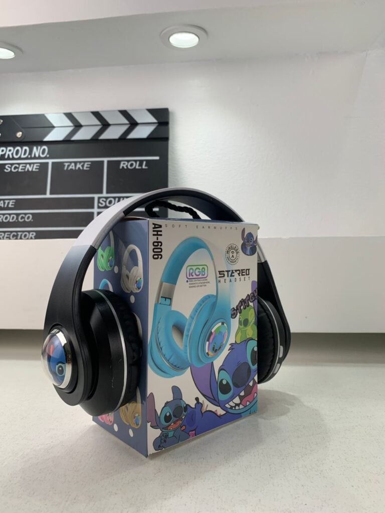 Casque Audio Design Stitch pour Enfants avec Connexion Bluetooth