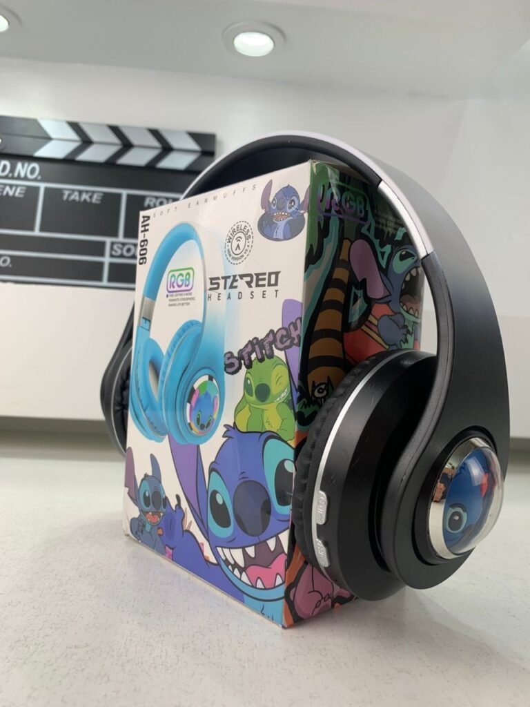 Casque Audio Design Stitch pour Enfants avec Connexion Bluetooth
