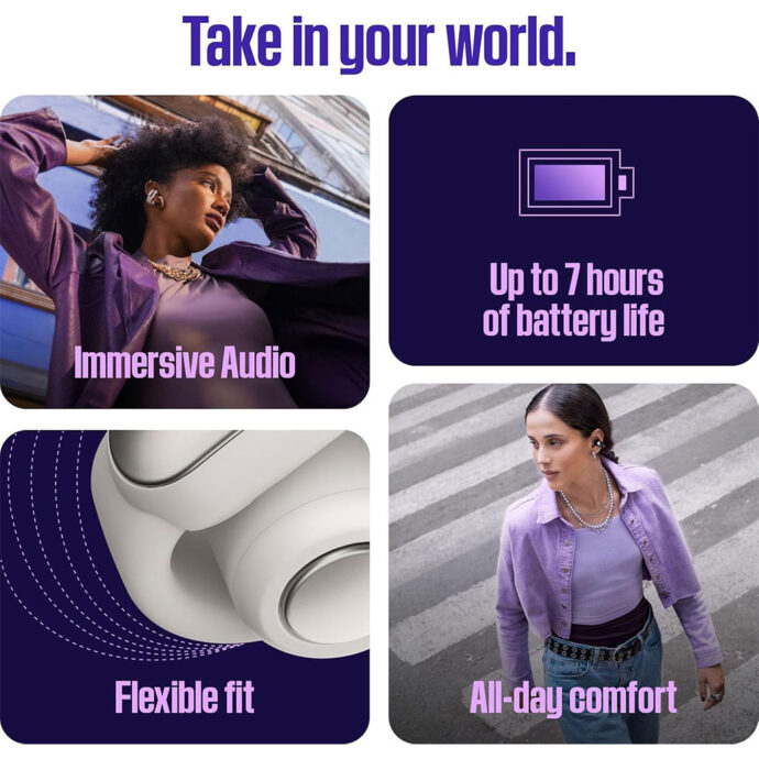 ⁦Bose Ultra Open – Écoute du monde⁩ - الصورة ⁦2⁩