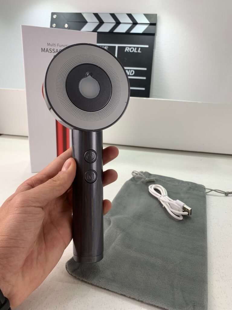 Brosse de massage électrique et applicateur d’huile pour cuir chevelu