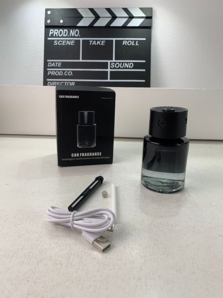 Diffuseur d’aromathérapie pour voiture avec lumière ciel étoilé