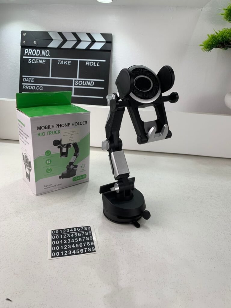 Support voiture 360° pour téléphone Ventouse & Bras Réglable